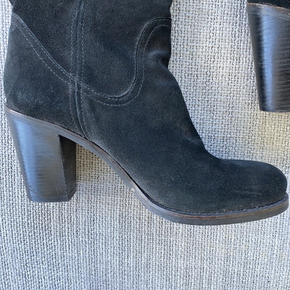 BCBG Suede Pull on Knee High Boots - Picture 4 of 11